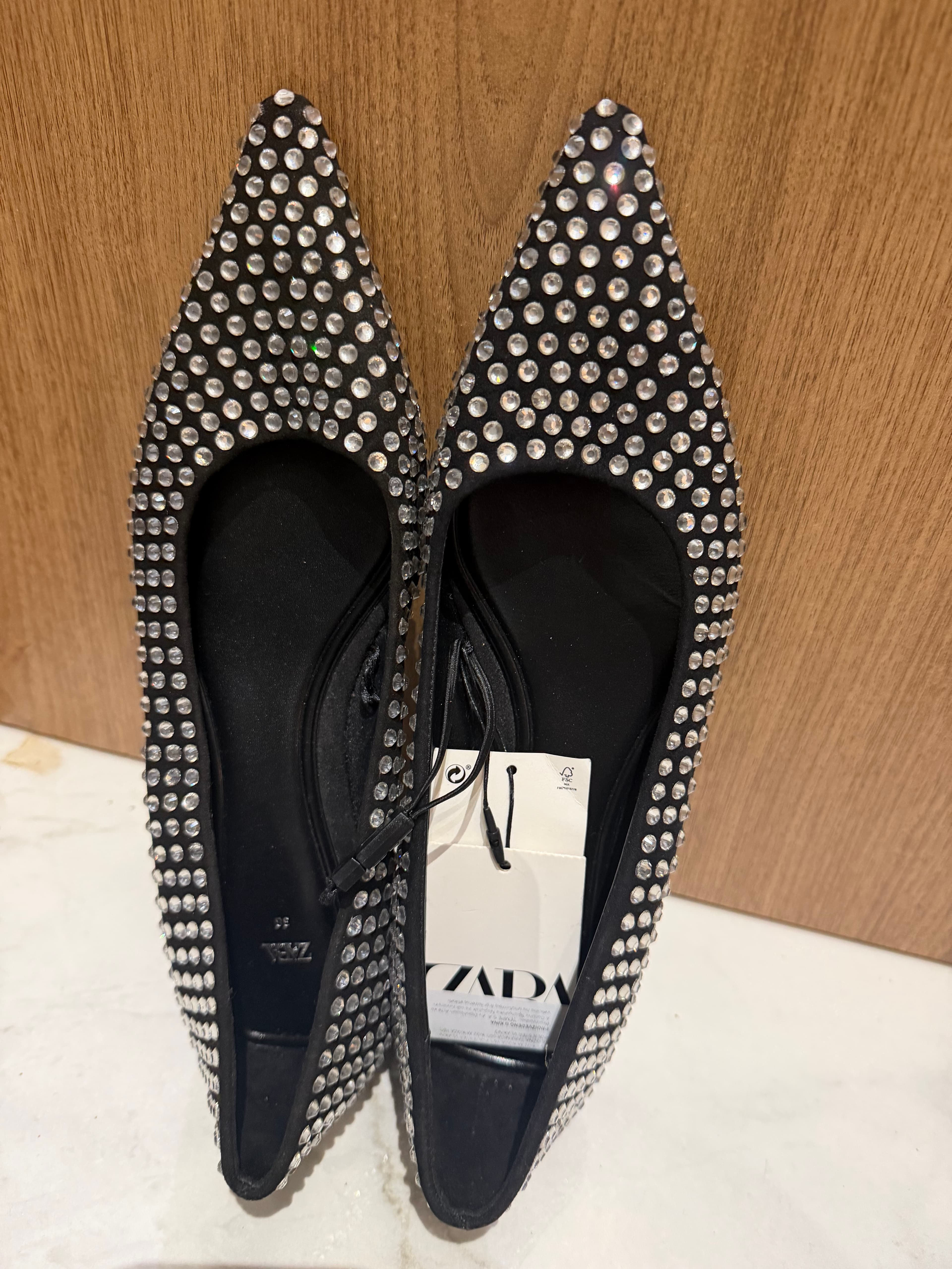 ZARA STUDDED SHOES - Image 1